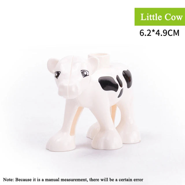 Big Size Diy Building Blocks Animal Accessories Figures Lion Panda Compatible with Big Size Toys for Children Kids Gifts