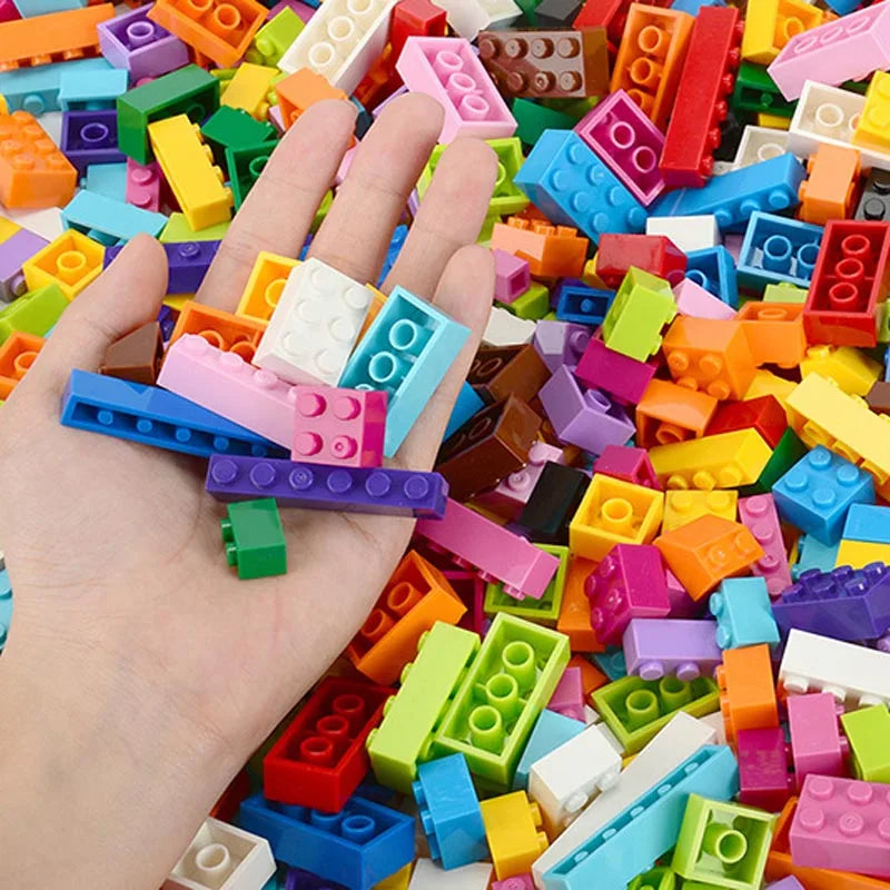 1000 Pieces Building Blocks City DIY Creative Bricks Compatible inglys Bricks Bulk Base Plate Educational Kids Toy Blocks