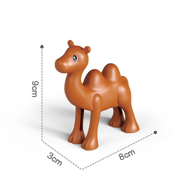 Big Size Diy Building Blocks Animal Accessories Figures Lion Panda Compatible with Big Size Toys for Children Kids Gifts