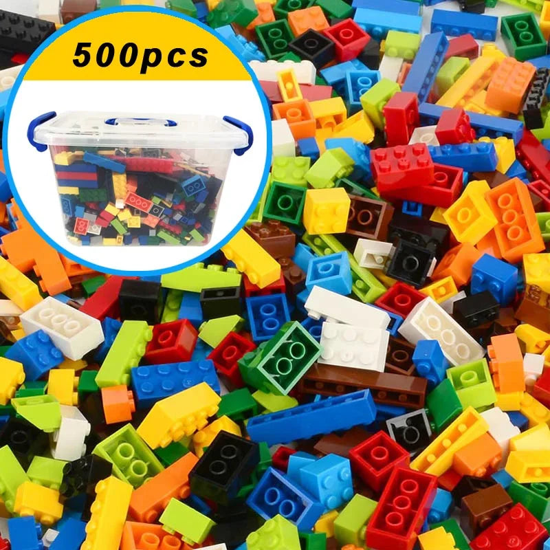 1000 Pieces Building Blocks City DIY Creative Bricks Compatible inglys Bricks Bulk Base Plate Educational Kids Toy Blocks
